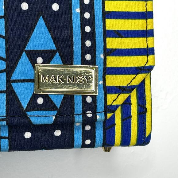 Mak Nisy Nigeria Womens Chain Crossbody Shoulder Bag Multi Velvet Lining - Picture 5 of 10